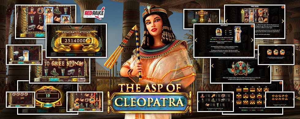 Red Rake Releases The Latest Egyptian-Themed Slot: Try Your Luck With The Asp of Cleopatra